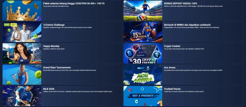 Bonus di 1xBet